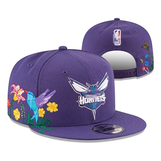 Baloncesto Bordado Gorra De Béisbol Gorra De Ala Plana