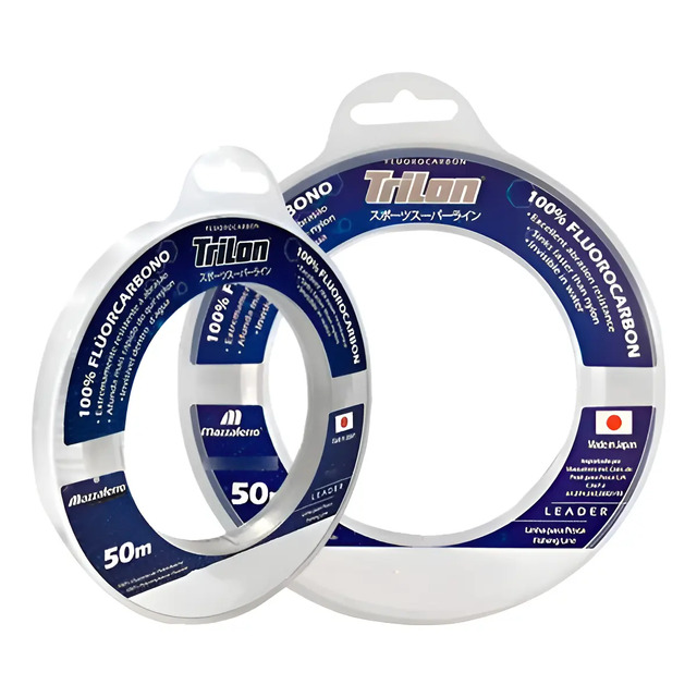 Linha Trilon Leader 100% Fluorcarbono 50 Metros Branco