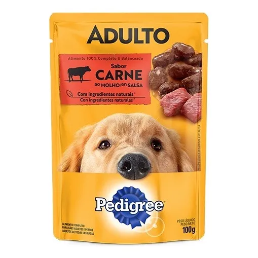 Pedigree Adulto Carne En Salsa 100g