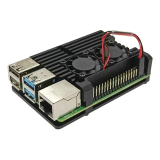 Raspberry Pi 4 B Carcasa Case Disipador Aluminio Ventiladorc Raspberry Pi 4 B Carcasa Case Disipador Aluminio Ventiladorc