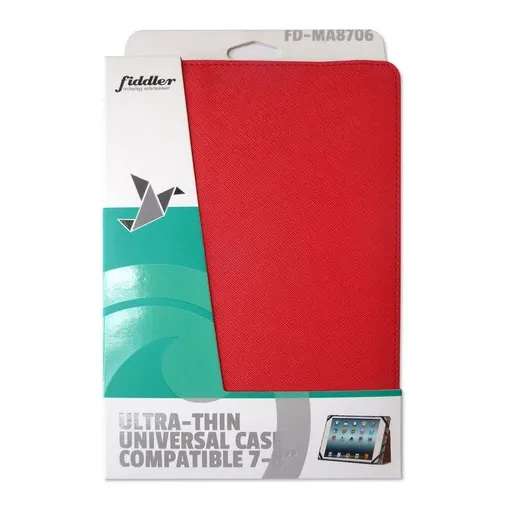 Funda Universal Para Tablet 7  A 8  Rojo Fiddler