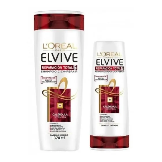 Elvive Reparacion Total 5 Shampoo 370ml + Aco 200ml