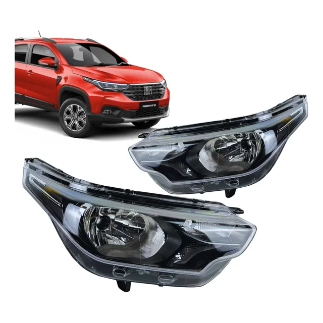 Farol Fiat Strada Nova Sem Led 2020 2021 2022 2023 2024 2025