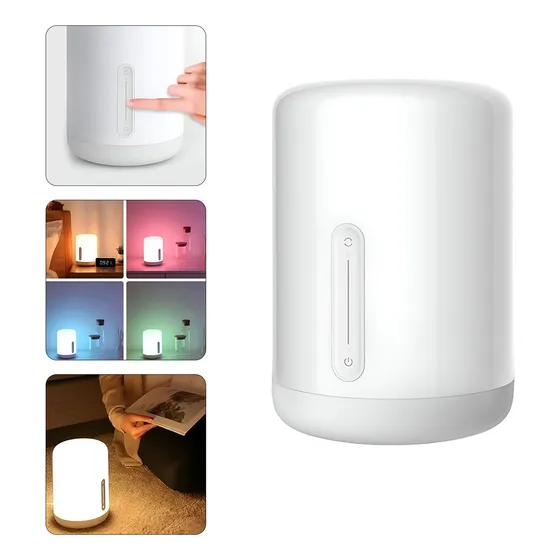 Xiaomi Mi Bedside Lamp 2 Lámpara Smart Bluetooth Wifi Blanco 400lm Compatibilidad Android 4,4 O Ios 9,0 O Superior Potencia 7w Wrgb Bluetooth 4.2 Ble