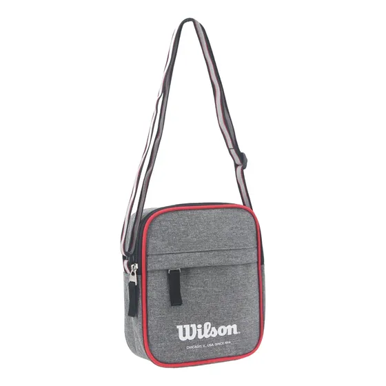 Cartera Morral Bandolera Wilson Urbano Complementos Hombre Mujer Reforzado Color Gris