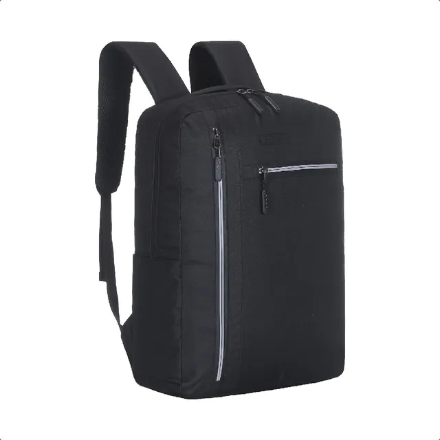 Mochila Porta Notebook Ejecutiva Usb Universitaria Facultad Color Negro Diseño De La Tela Liso