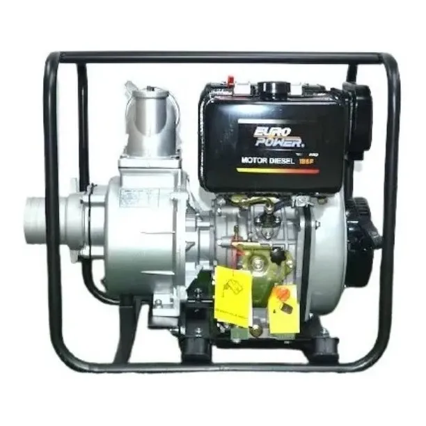 Motobomba Europower Diesel 9hp Mod:dp40 4x4 De Caudal