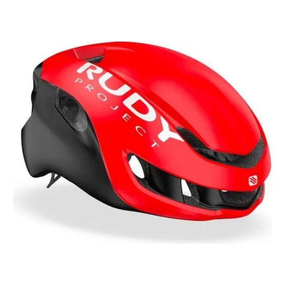 Casco Rudy Project Nytron Color Negro/rojo Talle L