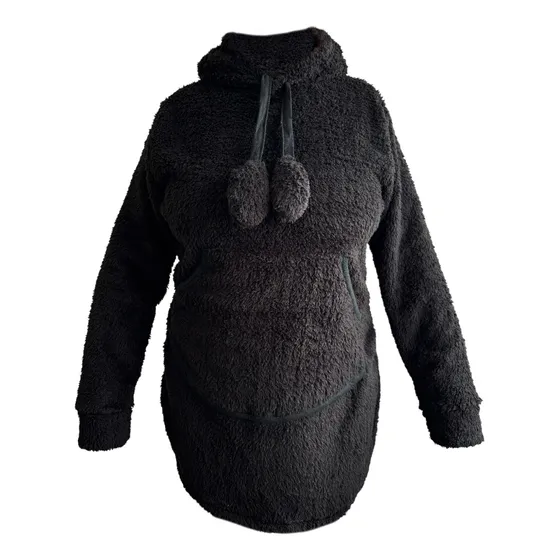 Maxi Buzo De Corderito Con Capucha Pijama Peluche Unisex 