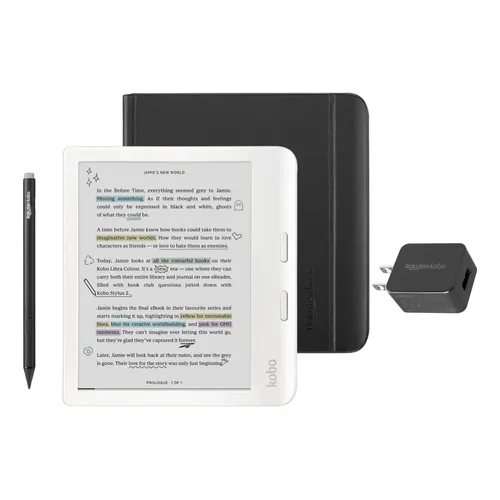 Kobo Libra Colour Cor Branco | Parcelamento sem juros