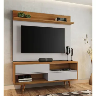 Rack Painel Tv Sala 50 Nt 1180 1185 Off White/freijĂł-notĂĄvel Rack Painel Tv Sala 50 Nt 1180 1185 Off White/freijĂł-notĂĄvel