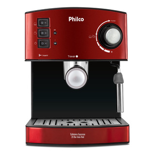 Cafeteira Expresso Philco 20 Bar Inox Red Pcf24 Cor Vermelho Cafeteira Expresso Philco 20 Bar Inox Red Pcf24 Cor Vermelho