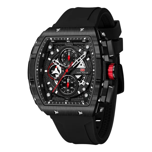 Mf Mini Focus Hombres Reloj Moda Tonneau Relojes Mqhpj