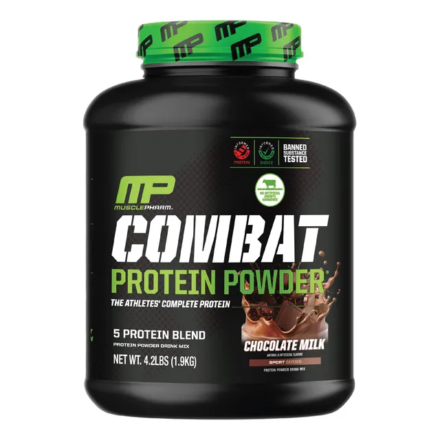 Proteína En Polvo Musclepharm Combat 100% Whey Chocolate 1.8