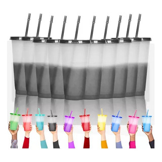 Vasos Mágicos De 710ml Que Cambian De Color, 10 Piezas Vasos Mágicos De 710ml Que Cambian De Color, 10 Piezas