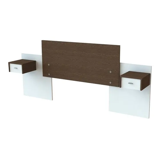 Respaldo de sommier Centro Estant RC6 de 2 plazas 228cm x 100cm wengue/blanco