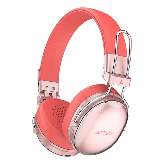 Audífonos Para Disp Inalámbricos Luxe Chic Hp710 Over Ear Color Salmón