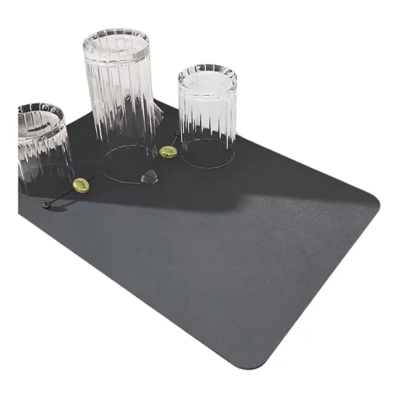 Alfombra Escurridor Absorbente Seca Plato Vaso Cocina 50x40