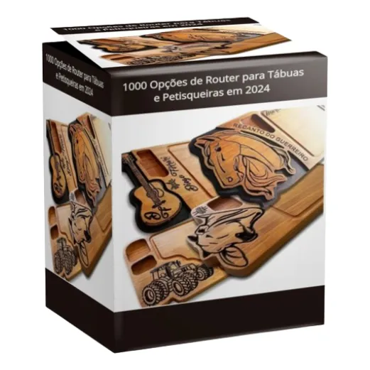 MEGA Pack com Vetores CNC Tábua Petisqueira Router Cnc Produto Digital