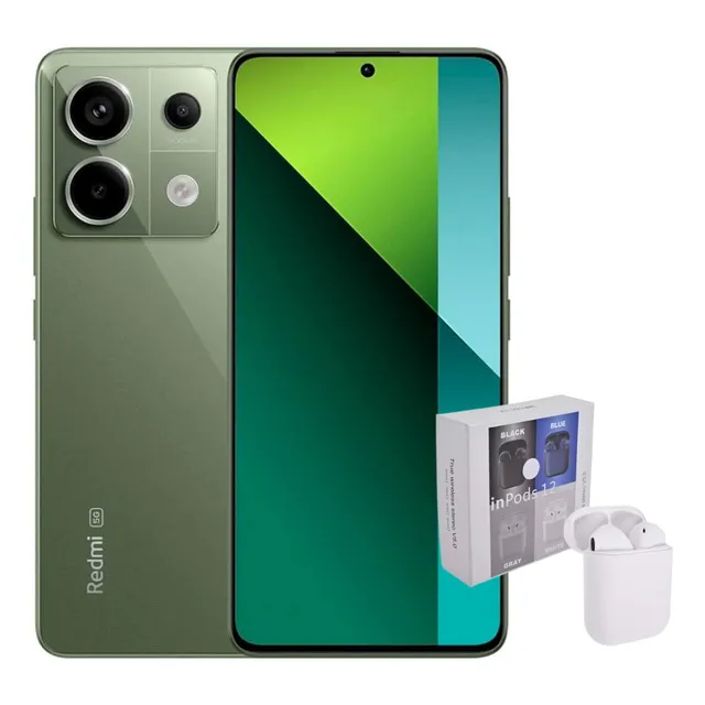Xiaomi Redmi Note 13 Pro 5g Dual 512gb 12ram Green + Air Pods Genericos