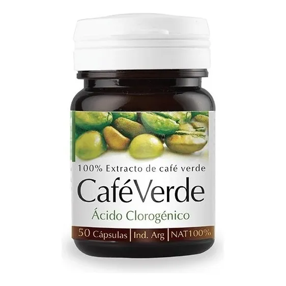 Cafe Verde Natier X50 Capsulas Control De Peso Adelgazante 
