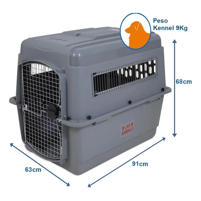 Kennel Petmate Para Perros Medianos Y Grandes De 25 A 35 Kg
