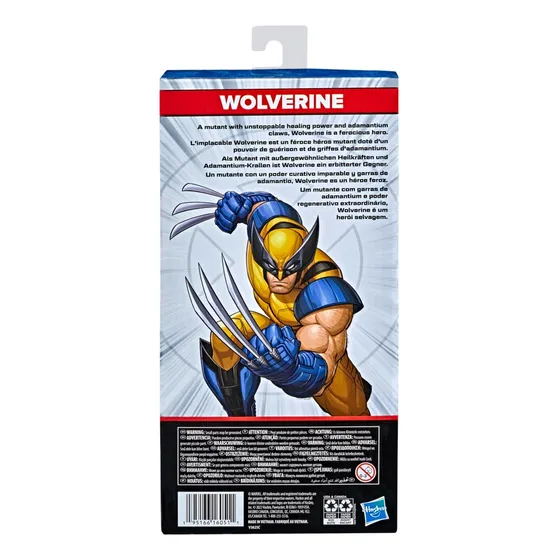 Figura De Acción Mighty Hero Series Wolverine Marvel