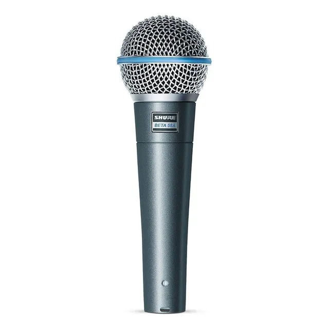 Micrófono Shure Beta RK265G Dinámico Supercardioide color azul/plateado