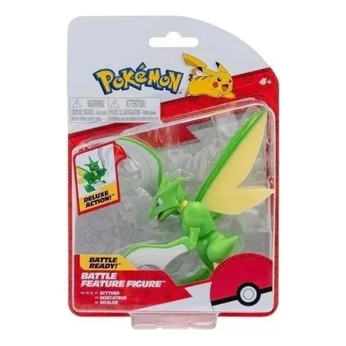 Figura Scyther De 11 Cm Pokémon Listo Para La Batalla