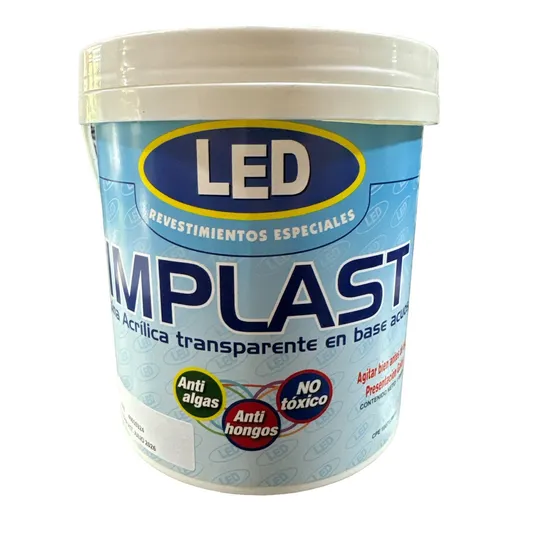 Resina Acrilica Transparente Impermeabiliza Implast Galon
