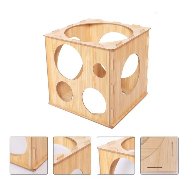 Caja Medidor Calibrador Globos Mdf Armable Todas Las Medidas