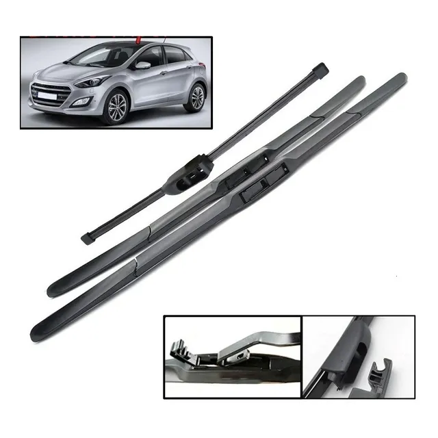 Hyundai I30 2012-2017.  Plumillas X3