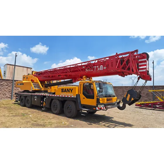 Grúa Sany Stc750 De 75t Con 45m De Pluma Básica