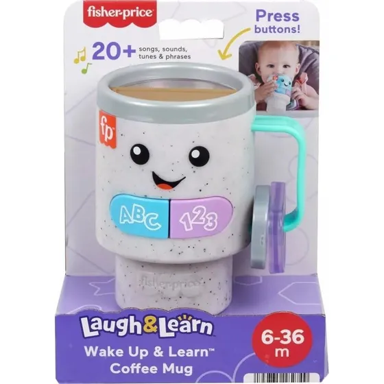 Fisher Price Taza De Café Con Luces Para Bebés Y Niños 6-36m
