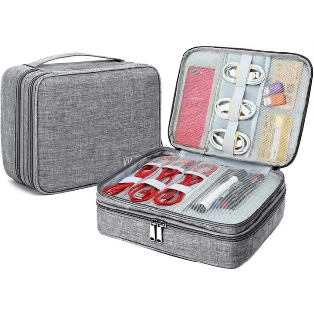 Estuche Organizador De Cables Accesorios Electrónicos Grande