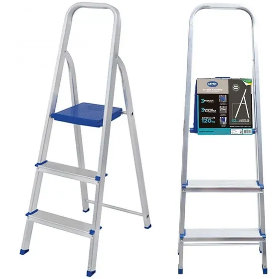 Escalera Plegable Aluminio 3 Escalones - Ultra Liviana !!