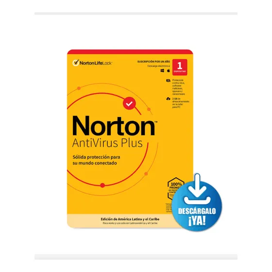 Antivirus Norton 360 Plus Licencia 12 Meses - 1 Dispositivo