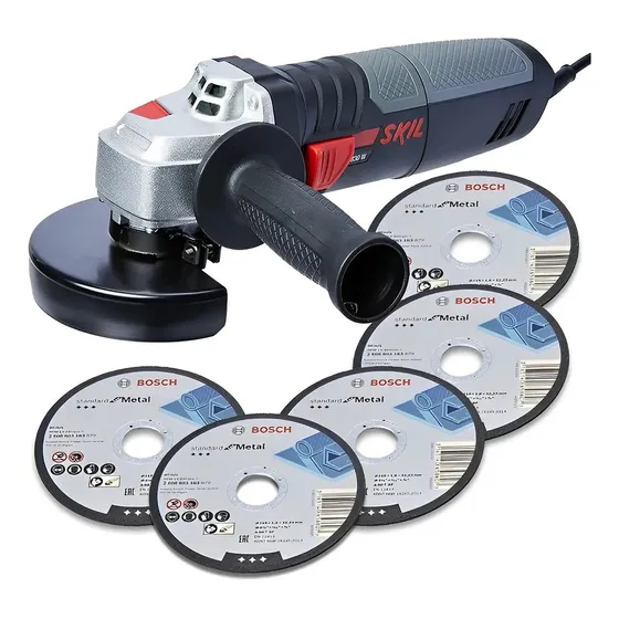Amoladora Esmeril Angular 4-1/2'' 830w + 5 Discos Skil 9004