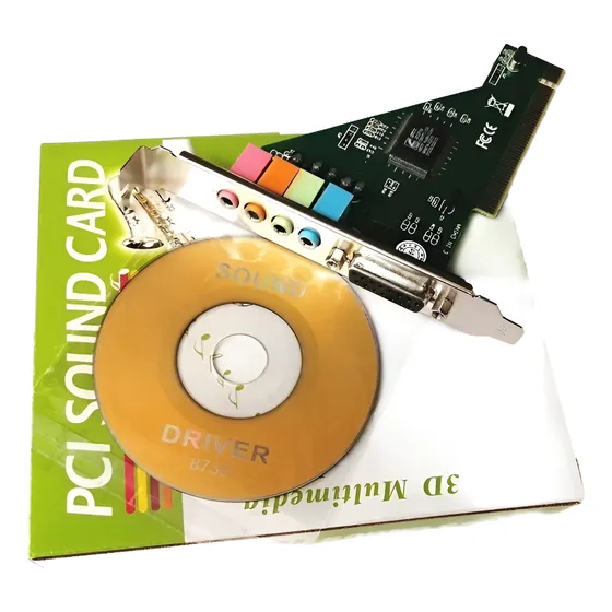 Adaptador Tarjeta Sonido Pci Audio 4.1 Computadora Pc Nueva