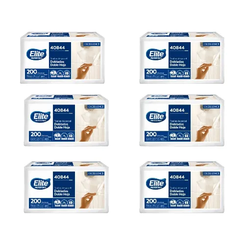 Toalla De Papel Interfoliada Elite 6 Paquetes  Cod 40844