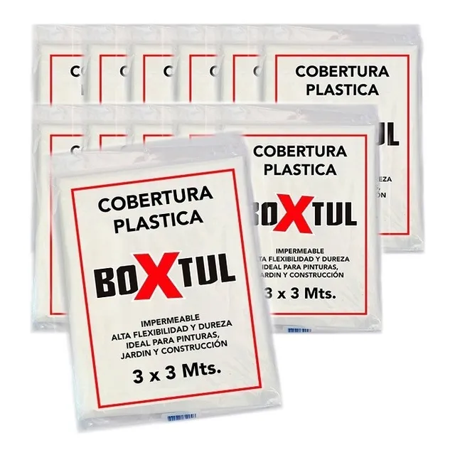 Cobertor Plastico Multiuso 3x3 Transparente Obras Pintor X12