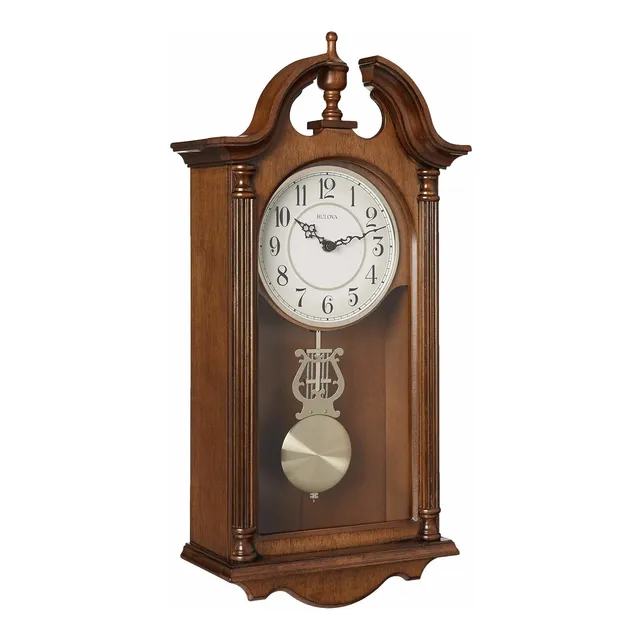 Reloj Pared Color Cereza Marron