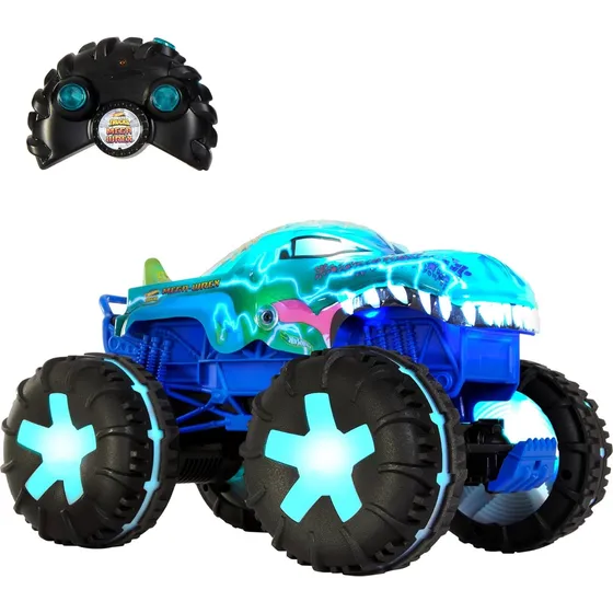 Hot Wheels Camion Juguete Monster Trucks Mega Control Remoto