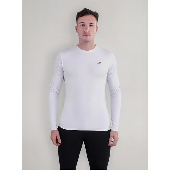 Camiseta Térmica Lisa De Hombre 4636 Cameron Cuello Redondo