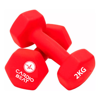 Par Mancuernas 2 Kg Neopreno Para Ejercicio Gym Par Mancuernas 2 Kg Neopreno Para Ejercicio Gym