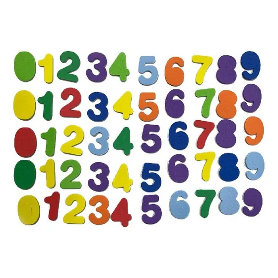Didáctico Figuras Foamy Numeros X 40pcs Ref 0201  Imar Fomi