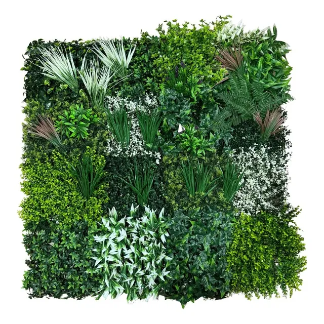Jardin Vertical Artificial Exterior Muro Verde Premium 1x1m
