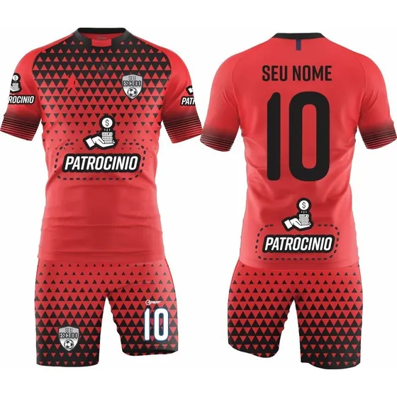 Jogo De Camisas+calção Fardamento Uniforme Futebol 25 Kits