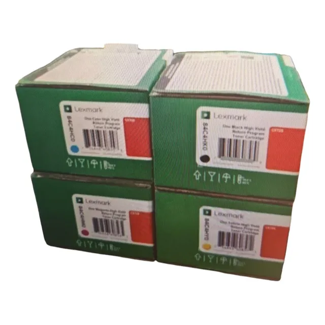 Toner Orig. Lexmark 84c4hko Cx725 Pack De 4 Colores N-c-m-y