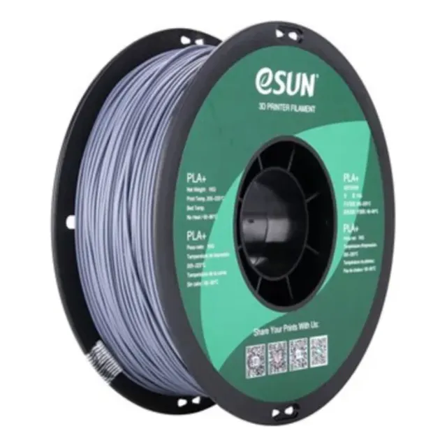 Filamento 3d Pla 175mm 1kg Esun - Grey / Gris